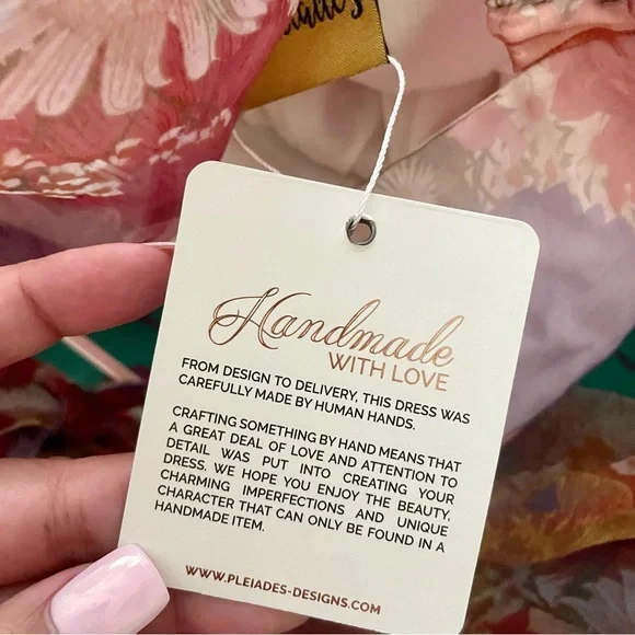 Pleiades Chloe Floral Puff Sleeve Dress - Picture 14 of 15